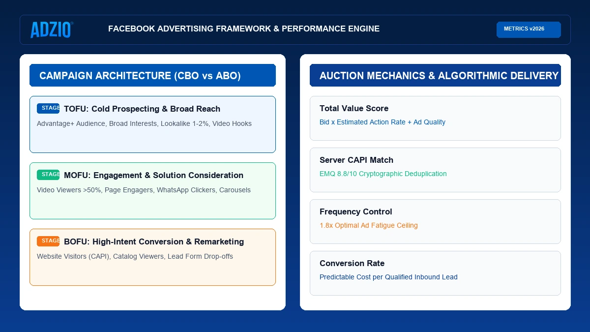 Facebook Advertising Strategy and Campaign Architecture Framework by AdZio