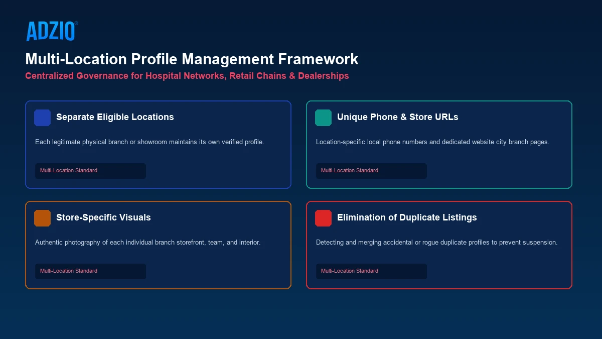 Multi-Location Google Business Profile Management Framework by AdZio