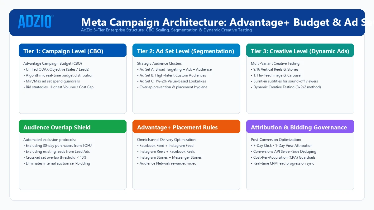 Meta Ads Campaign Structure and Advantage+ Architecture by AdZio