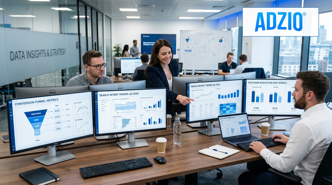 AdZio GA4 Enhanced E-Commerce Analytics Dashboard and Sales Funnel Tracking
