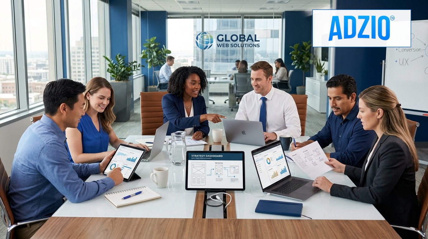 AdZio LinkedIn B2B marketing strategy, executive thought leadership, and corporate lead generation