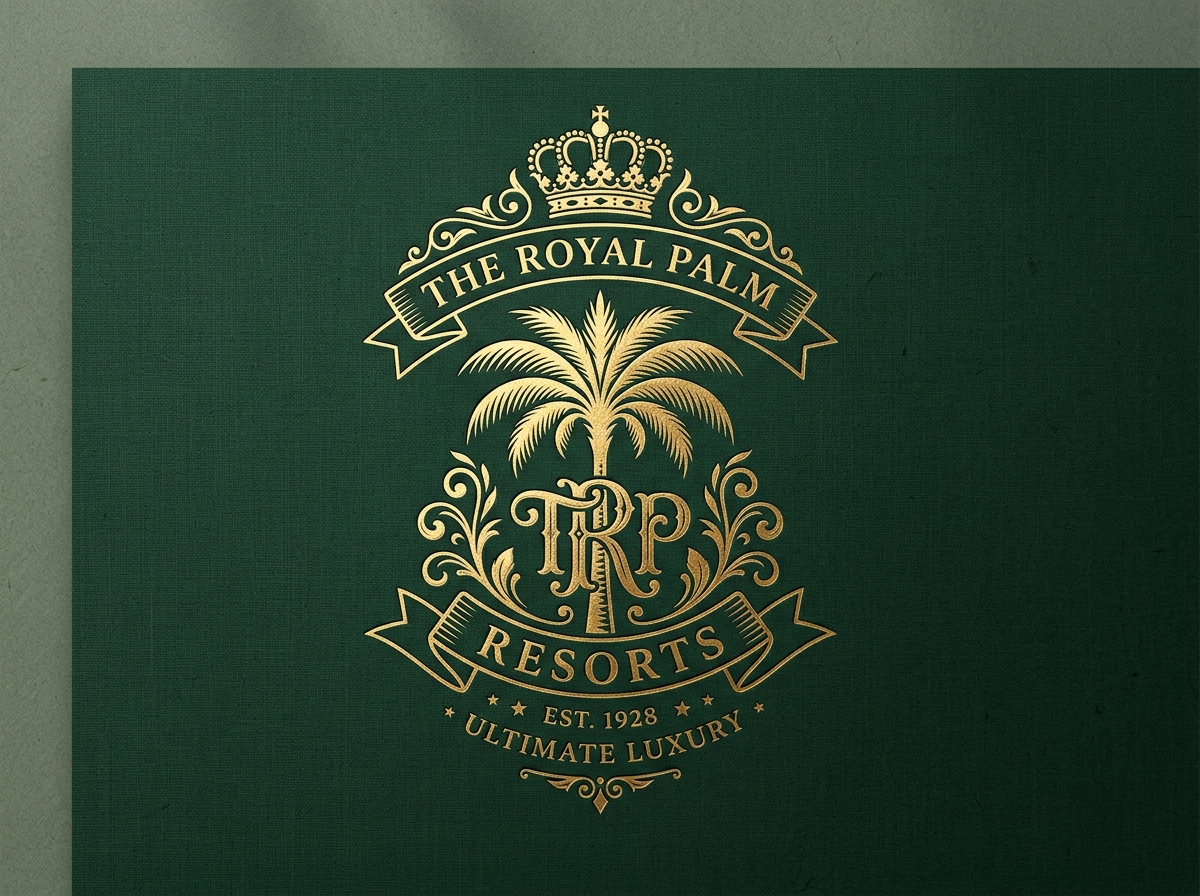 The Royal Palm Hotel Logo by AdZio