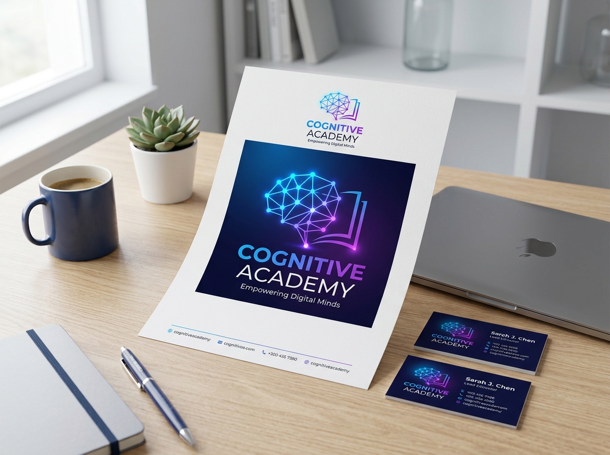 EduNext Academy Brand Emblem by AdZio
