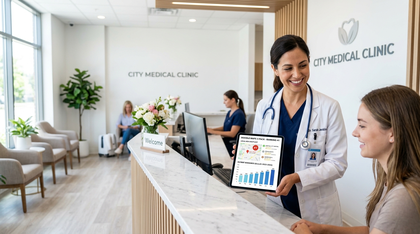 Healthcare Clinic Digital Portal and Local SEO Architecture